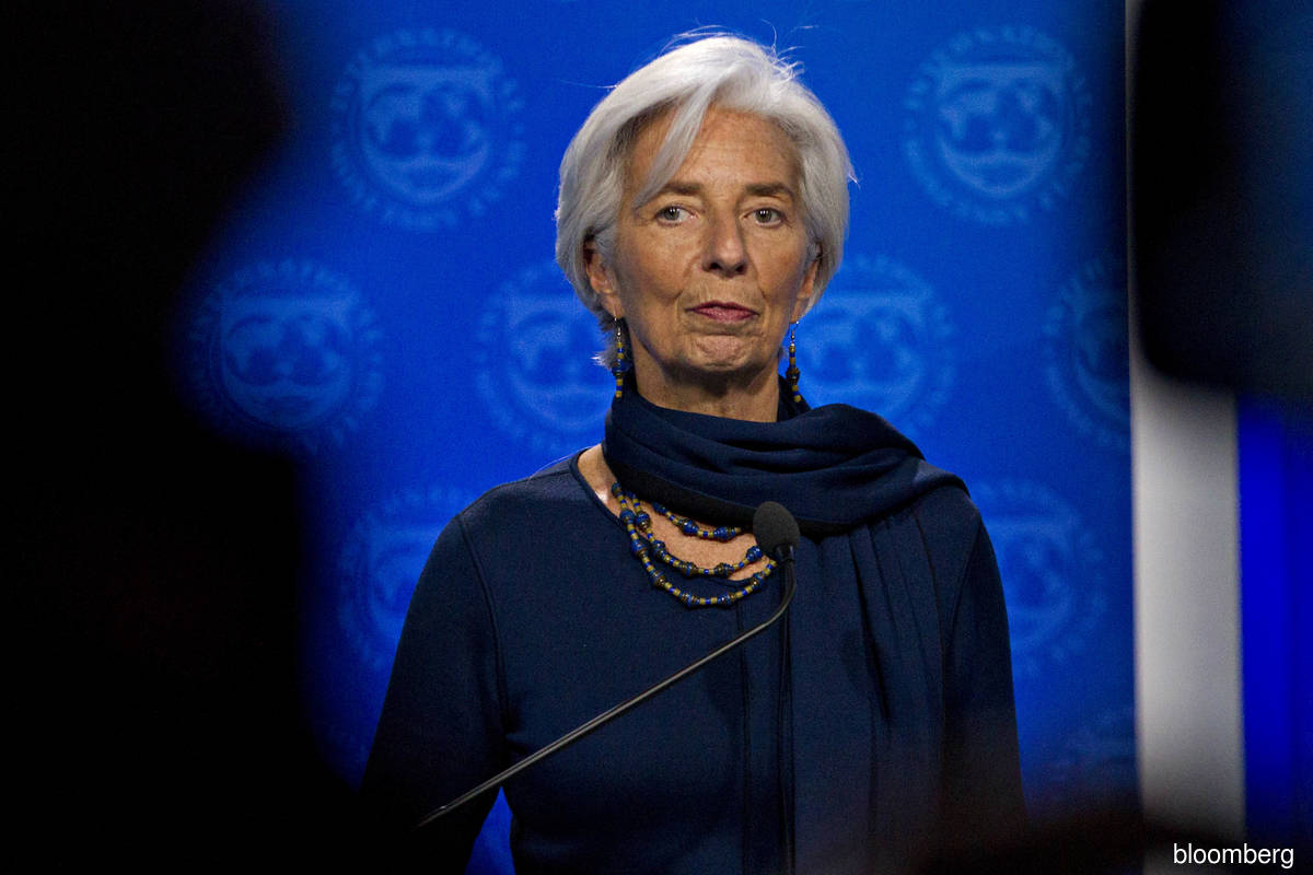 ECB may have to cool growth to control inflation, Lagarde says